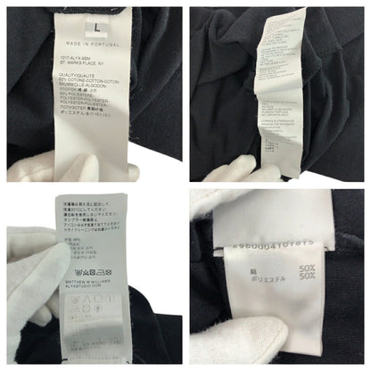 1017 ALYX 9SM コットンポリエステル長袖タートルネックTシャツ