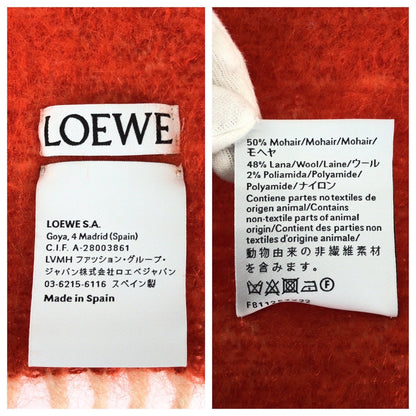 ロエベ アナグラム ウールモヘアマフラー