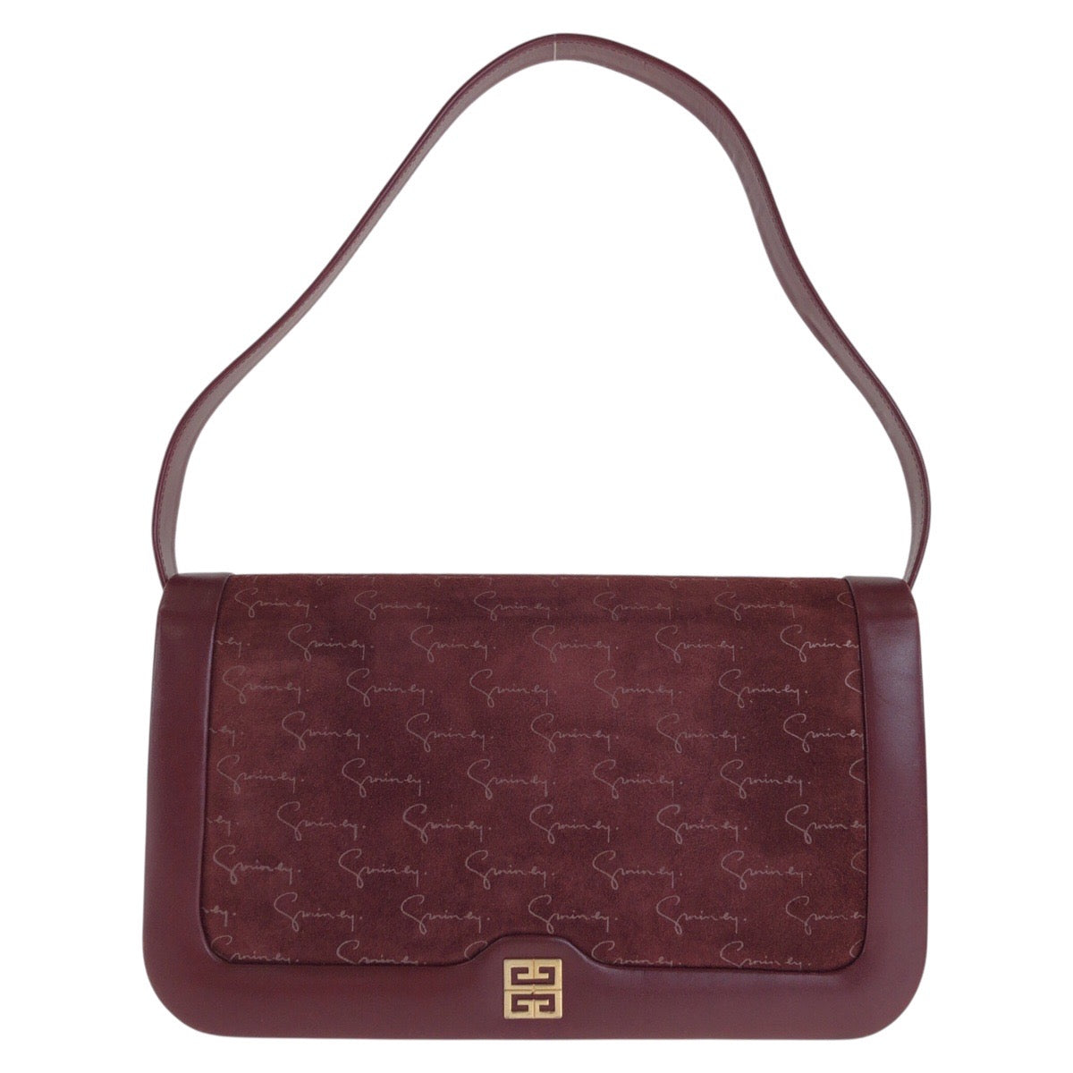 ジバンシィ スウェード レザー ショルダーバッグ