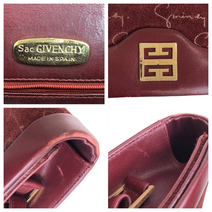 ジバンシィ スウェード レザー ショルダーバッグ