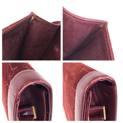 ジバンシィ スウェード レザー ショルダーバッグ