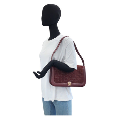 ジバンシィ スウェード レザー ショルダーバッグ