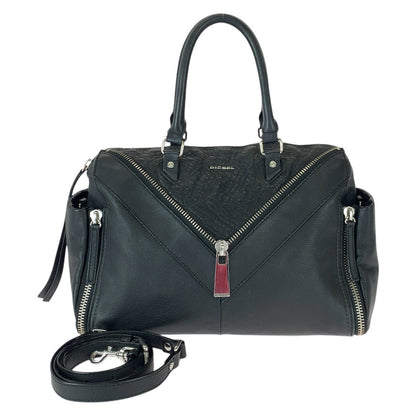 ディーゼル Le Zipper レザー2wayバッグ