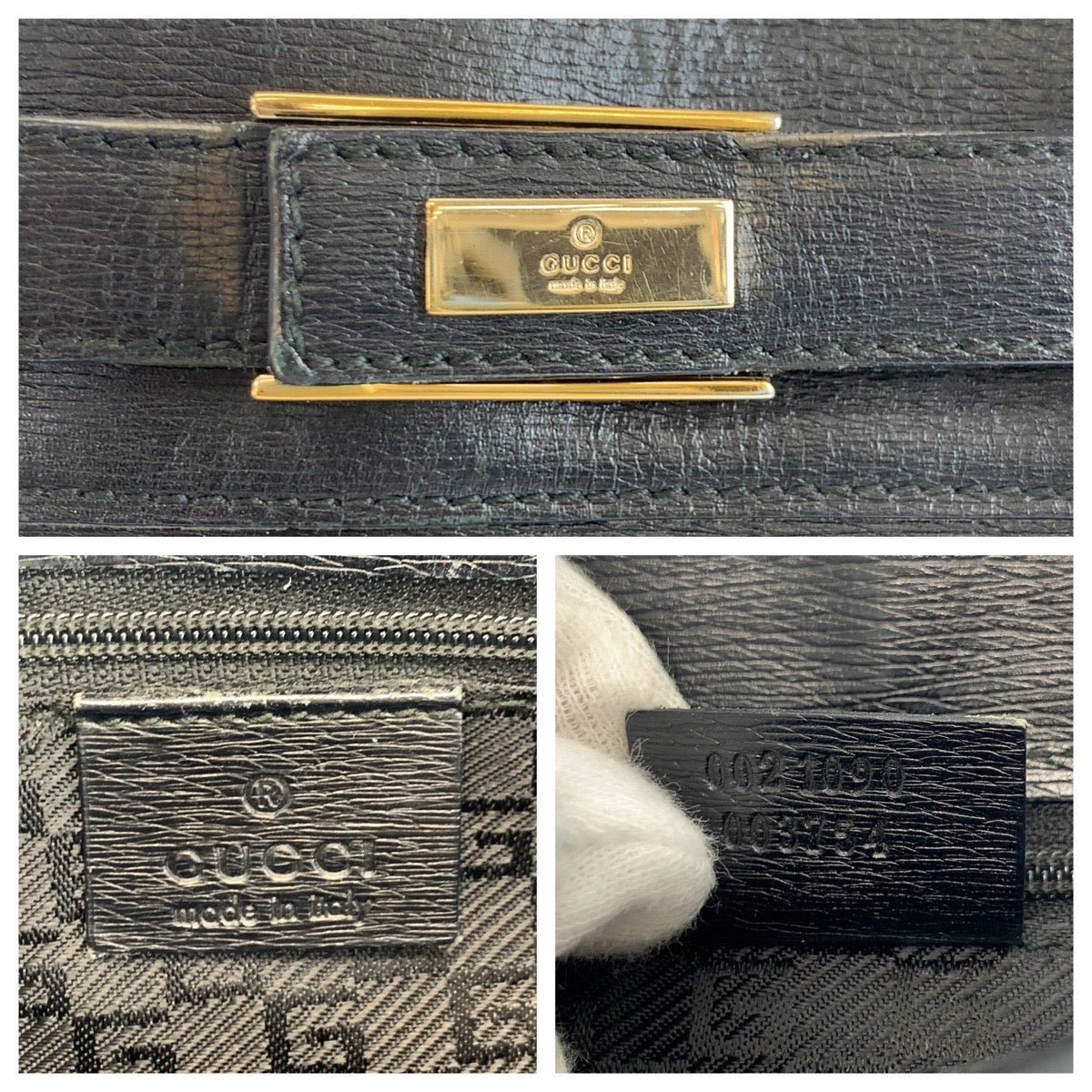 グッチ レザー ハンドバッグ