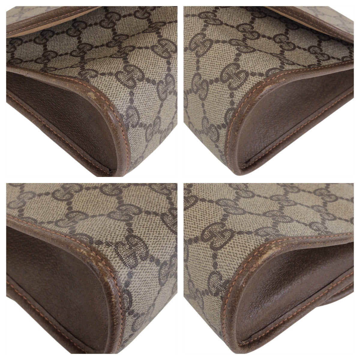 グッチ GGスプリームキャンバス クラッチバッグ