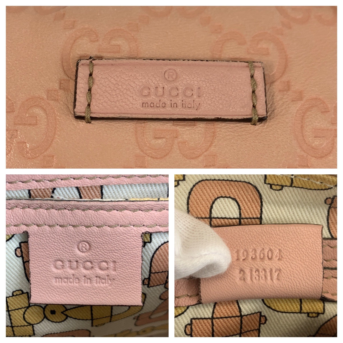 グッチ グッチシマ レザー ハンドバッグ