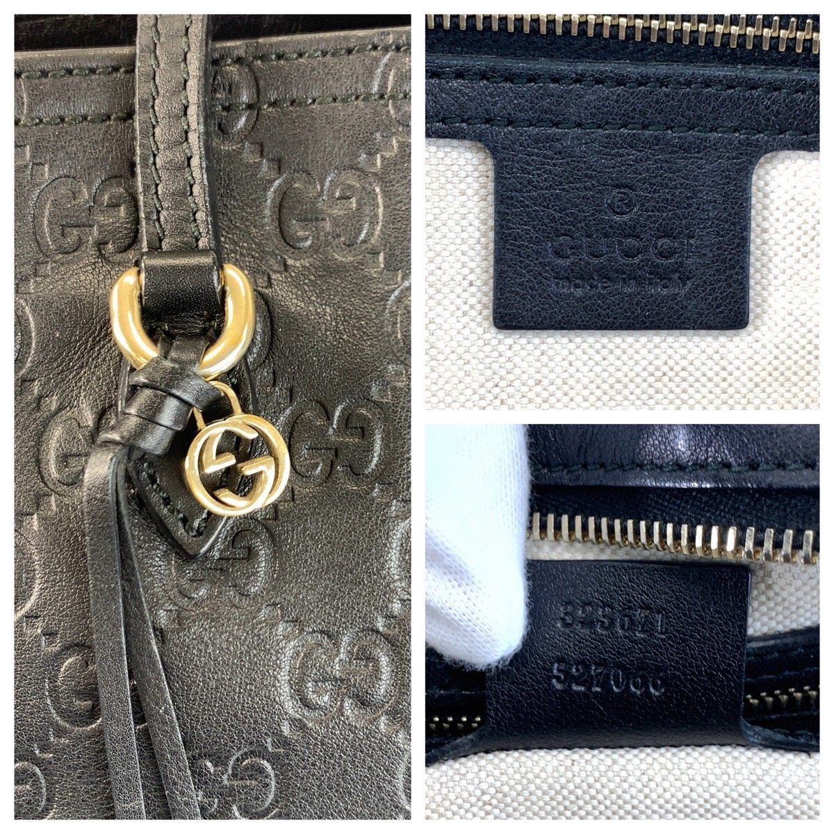 グッチ グッチシマ レザー2wayバッグ