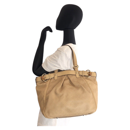 グッチ ディアマンテ バンブー キャンバス/レザー 2wayショルダーバッグ