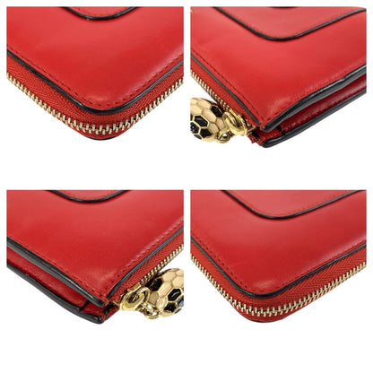 ブルガリ セルペンティ レザー長財布