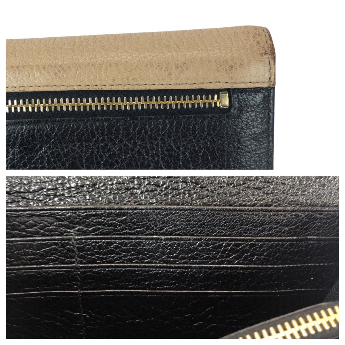 ミュウミュウ レザー長財布