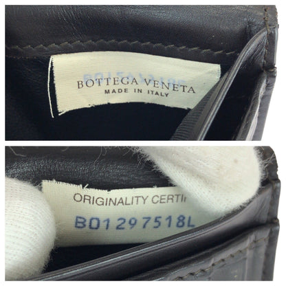 ボッテガヴェネタ イントレチャート レザー長財布
