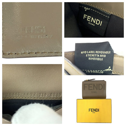 フェンディ ローマ レザー折り財布