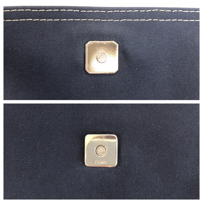 フェンディ キャンバス レザー2wayバッグ
