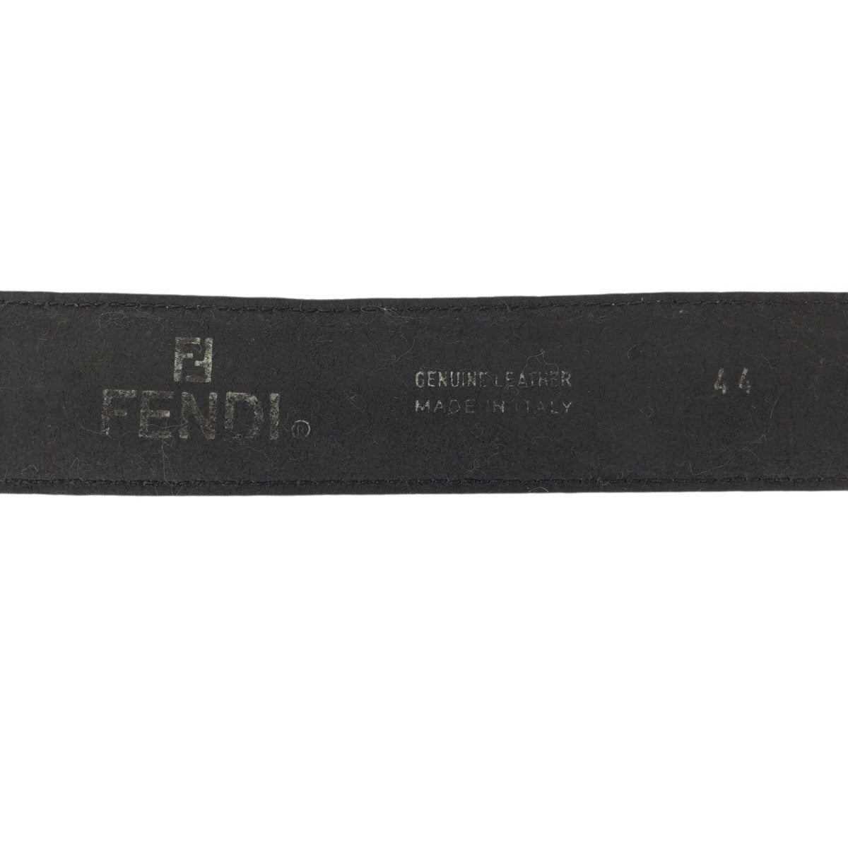 フェンディ ズッカ FFロゴ キャンバスレザーベルト