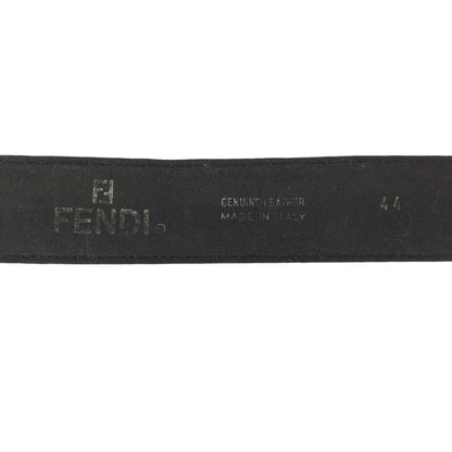 フェンディ ズッカ FFロゴ キャンバスレザーベルト
