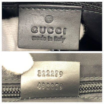 グッチ GGスプリームキャンバス レザー ショルダーバッグ