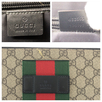 グッチ GGスプリームキャンバス クラッチバッグ