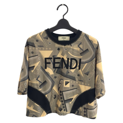 フェンディ ポリエステル半袖Tシャツ