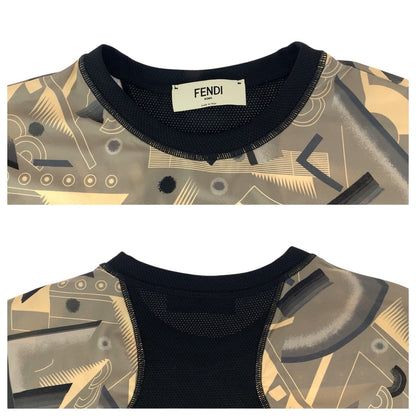 フェンディ ポリエステル 半袖Tシャツ