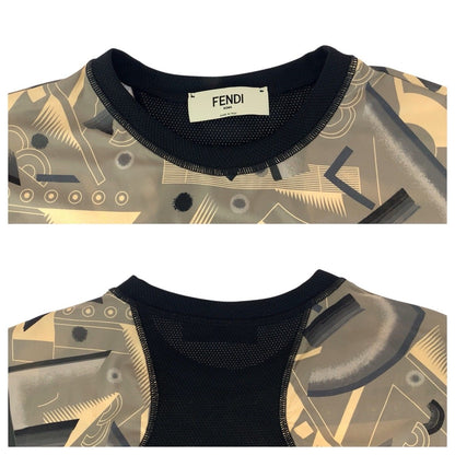 フェンディ ポリエステル半袖Tシャツ