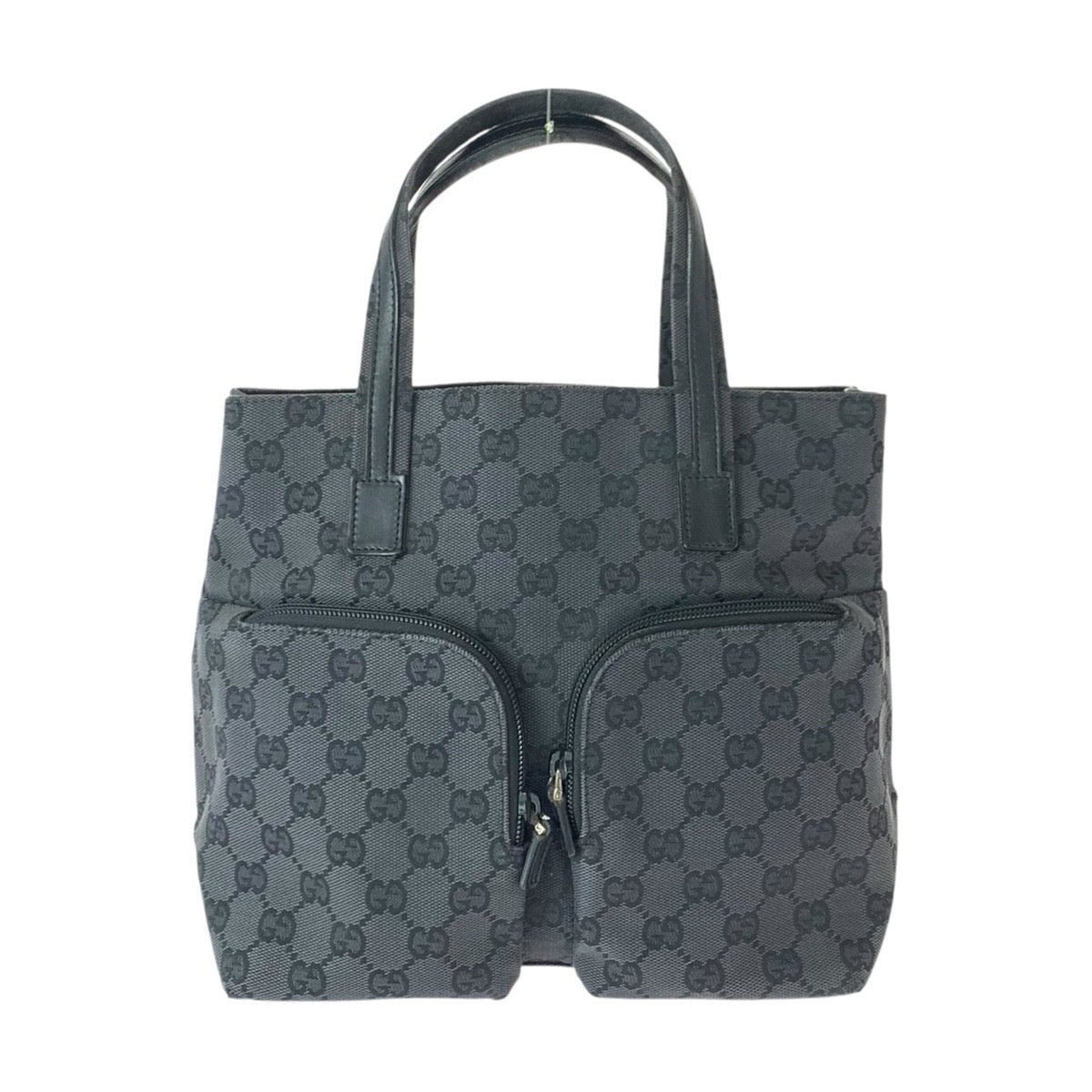グッチ GGキャンバス レザー ハンドバッグ