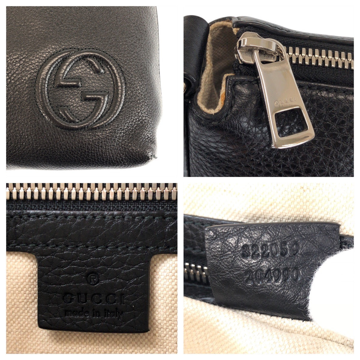 グッチ レザーショルダーバッグ