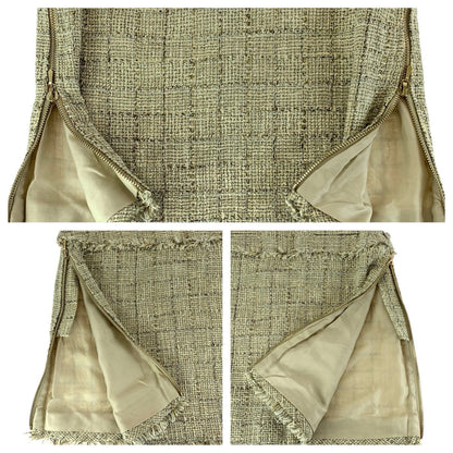シャネル ツイード コットンシルクスカート