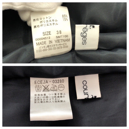 クレージュ コットンポリエステル ノースリーブワンピース