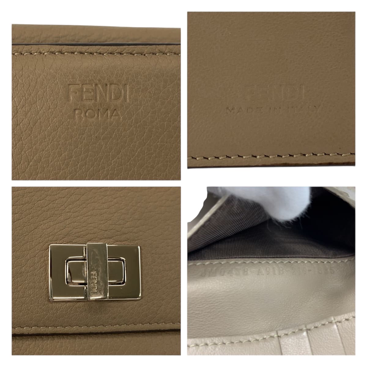 フェンディ ピーカブー セレリア レザー財布
