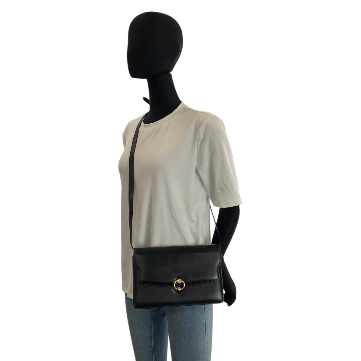 グッチ レザーショルダーバッグ