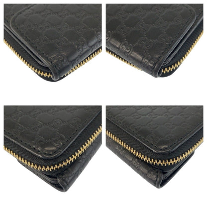 グッチ マイクログッチシマ レザー ロングウォレット