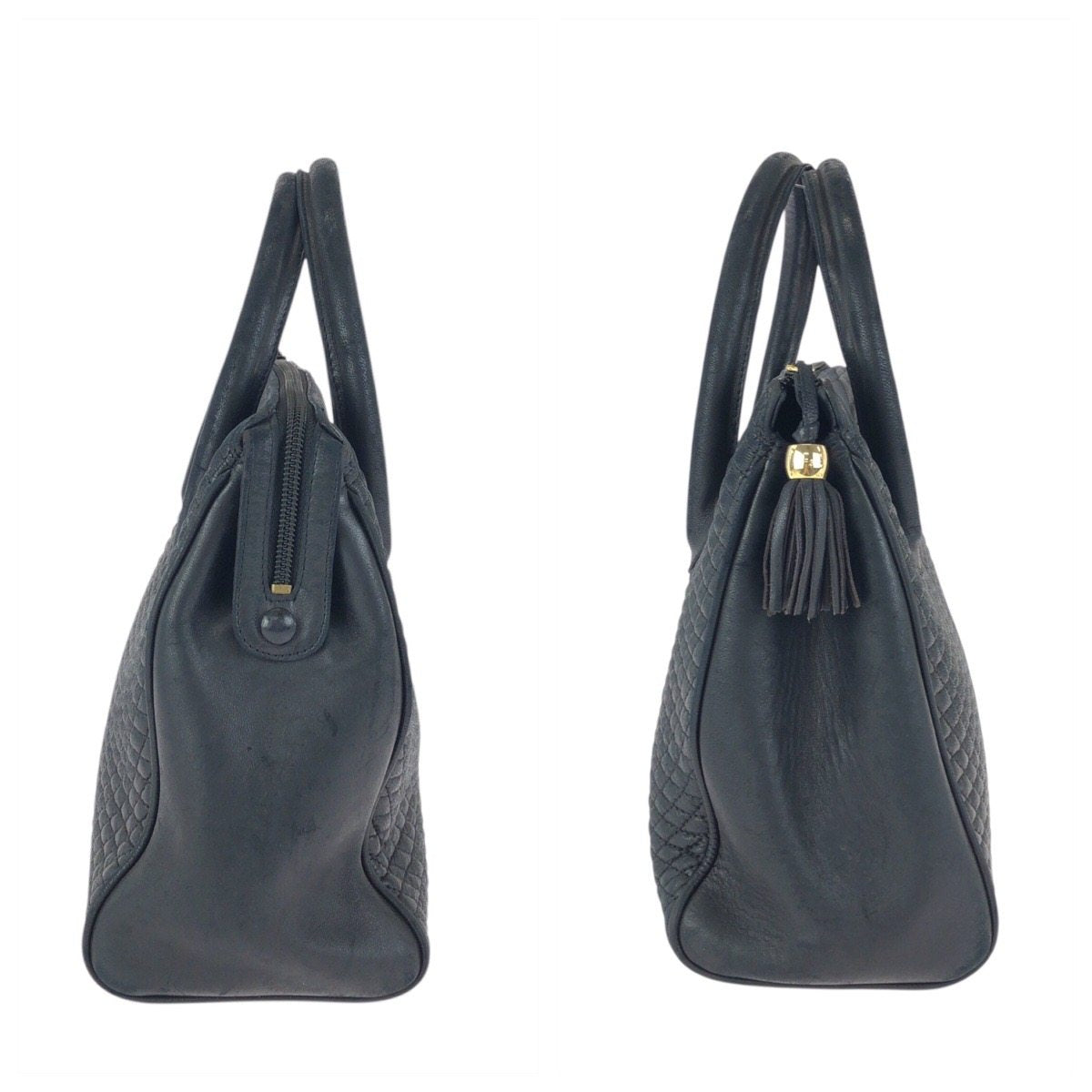 バリー レザー ハンドバッグ
