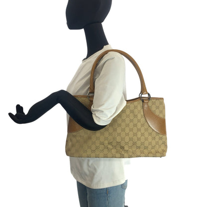 グッチ GGキャンバス レザー 2wayショルダートート