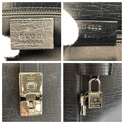 グッチ レザービジネスバッグ