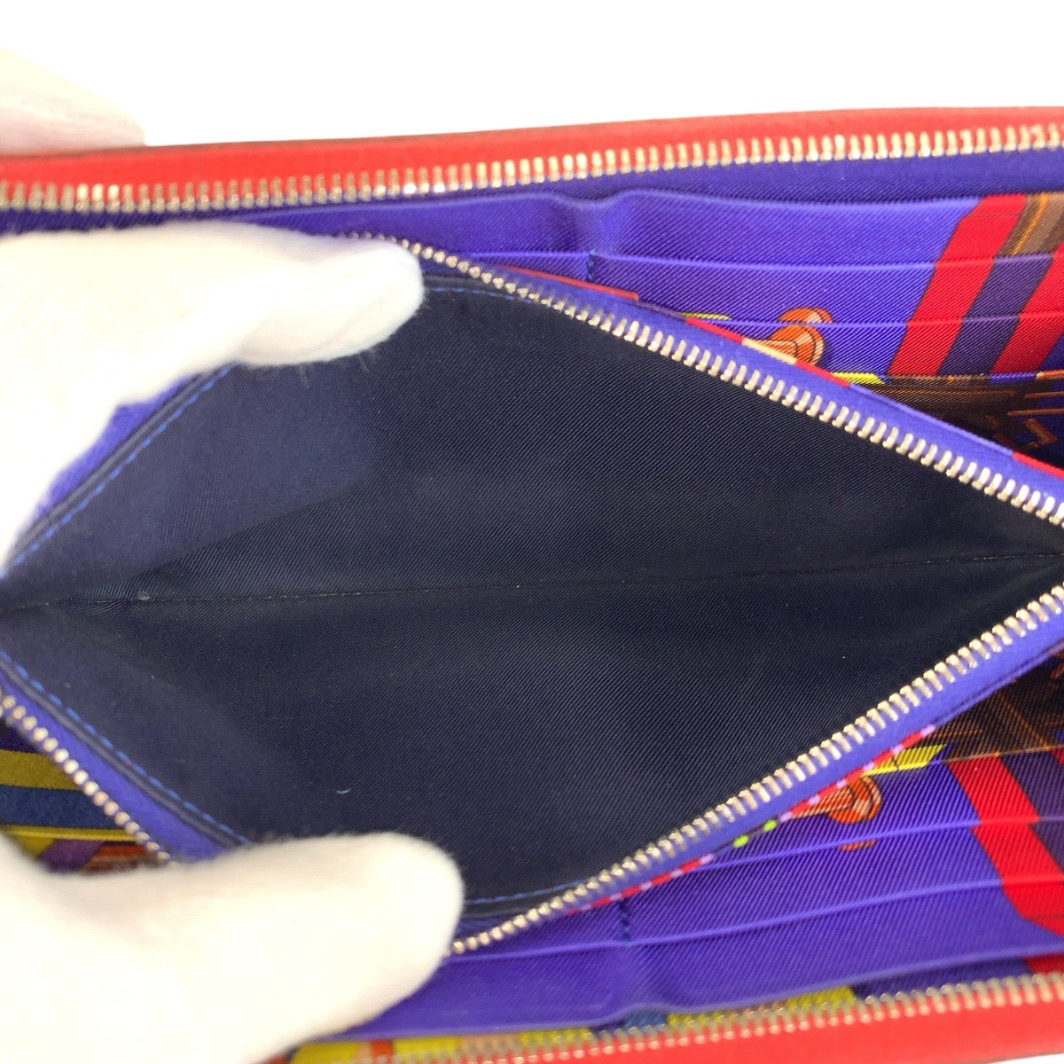 エルメス アザップロング シルクイン ヴォーエプソン 長財布