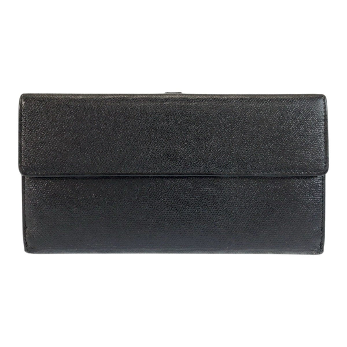 シャネル ココボタン レザー長財布