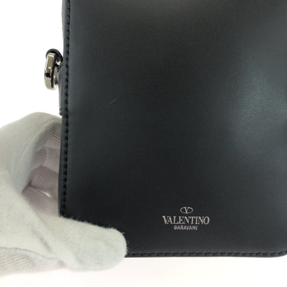 ヴァレンティノ VLTNロゴ レザーショルダーバッグ