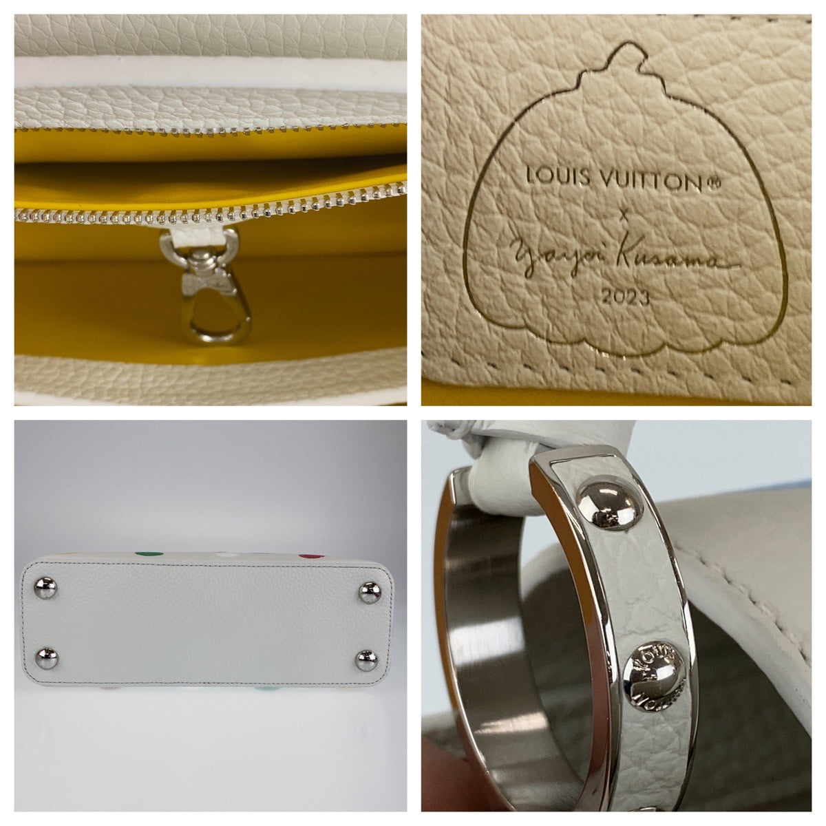 ルイヴィトン LV x YK カプシーヌBB レザー2wayバッグ