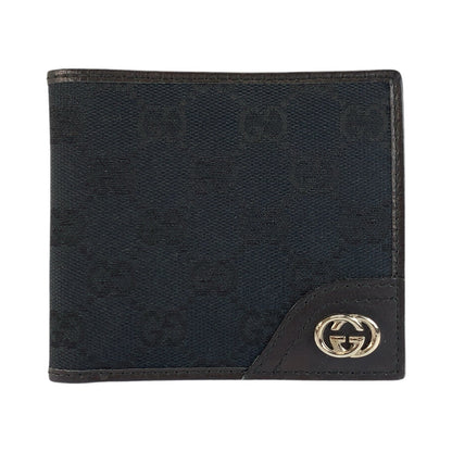 グッチ GGキャンバス 二つ折り財布
