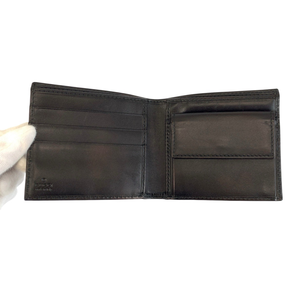 グッチ GGキャンバス 二つ折り財布