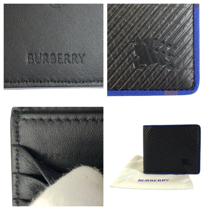 バーバリー レザー二つ折り財布