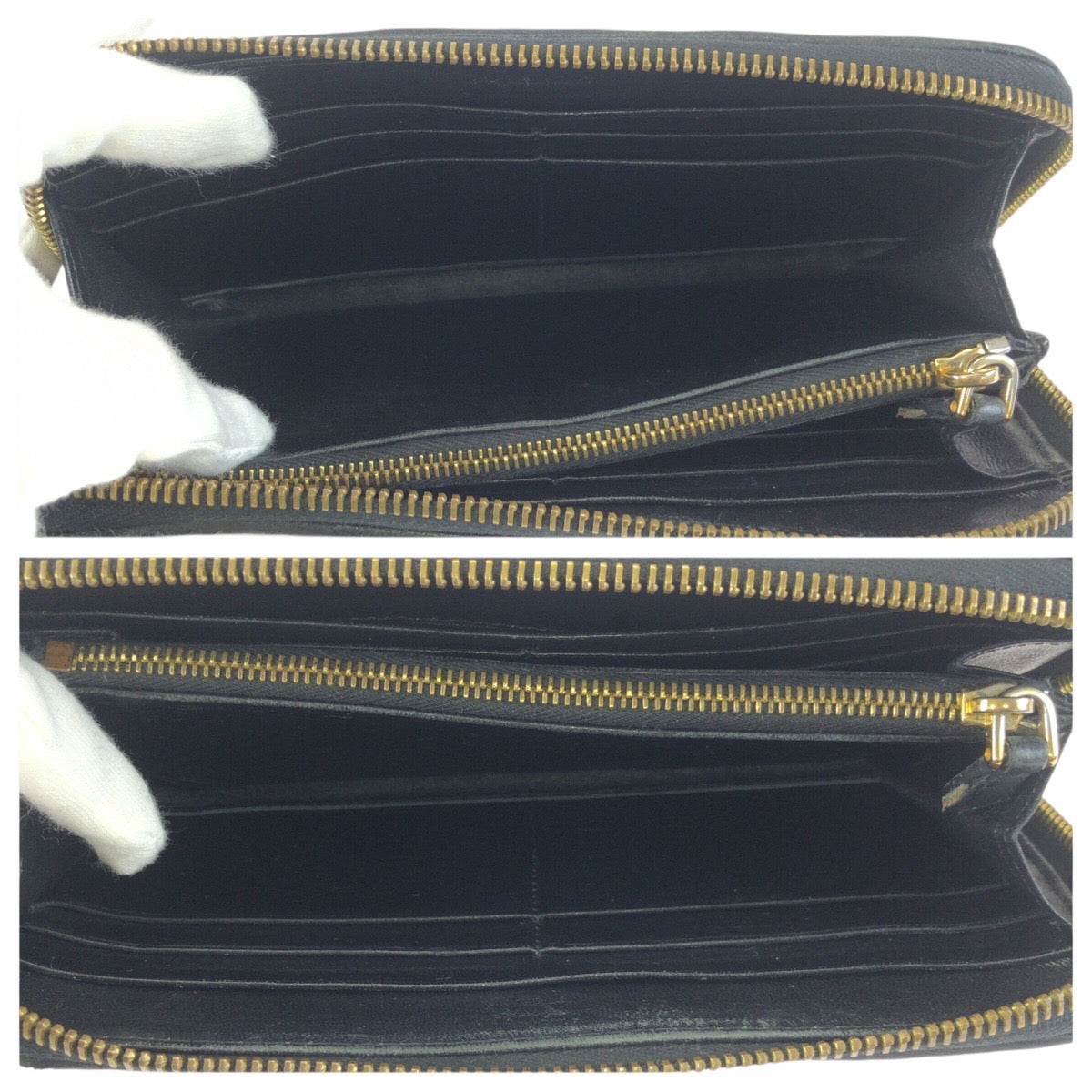 プラダ レザー長財布
