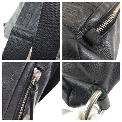 コーチ Thompson Convertible レザーショルダーバッグ