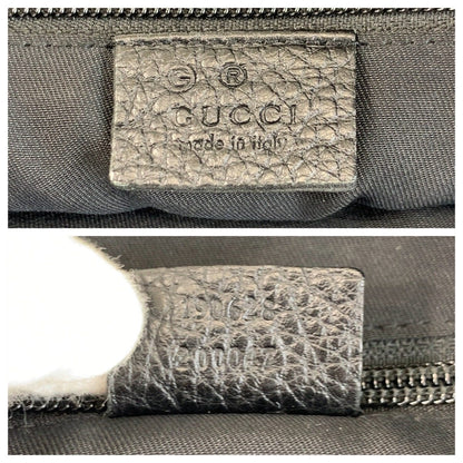 グッチ ナイロンレザーショルダーバッグ