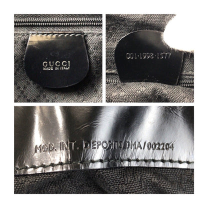 グッチ バンブー ナイロン パテントレザー2wayバッグ