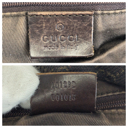 グッチ GGキャンバス レザー 2wayショルダーバッグ