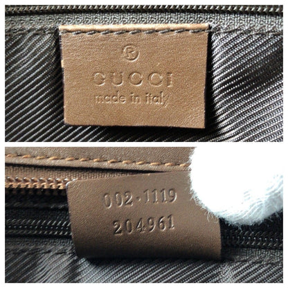 グッチ GGキャンバス レザートートバッグ