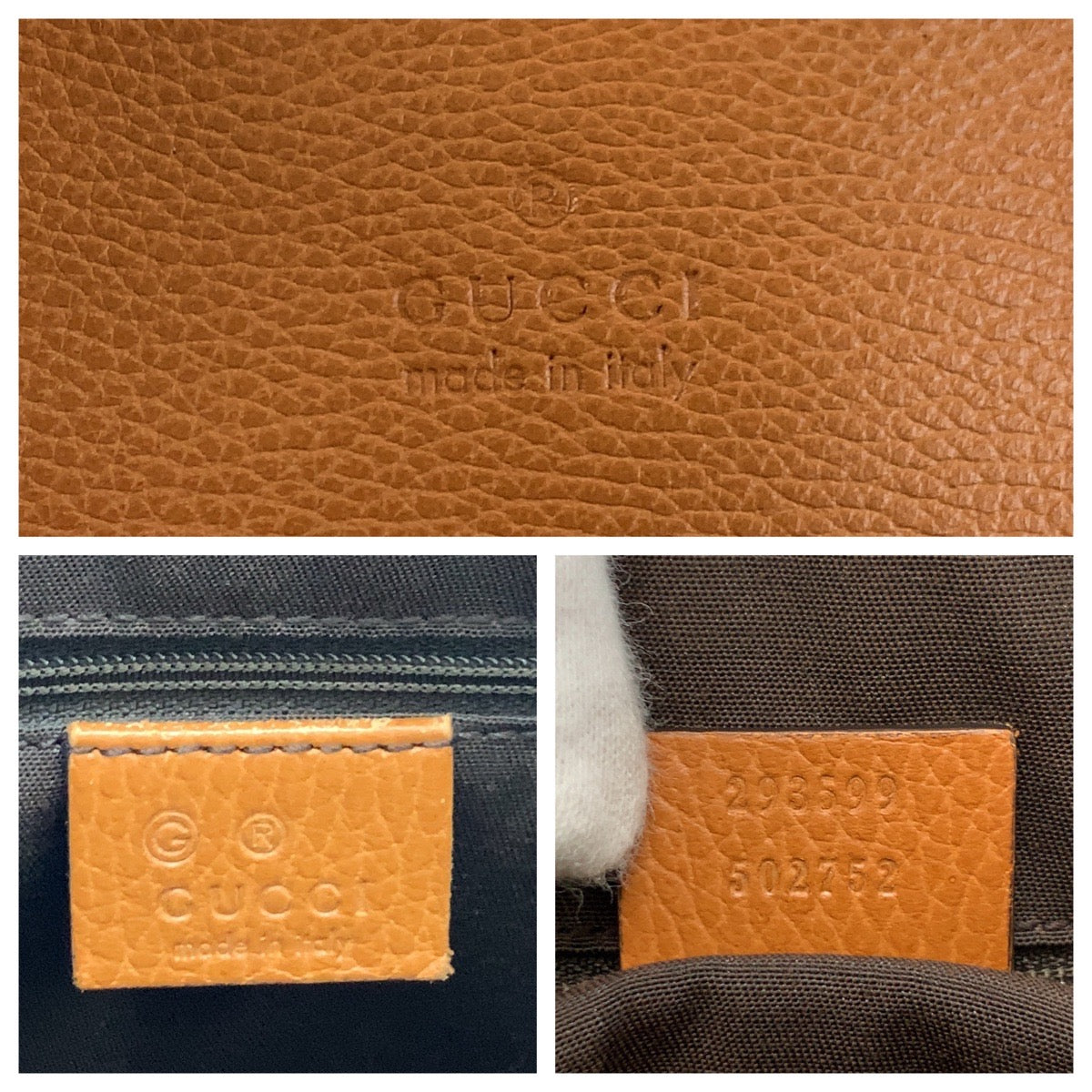 グッチ レザー2wayトートバッグ