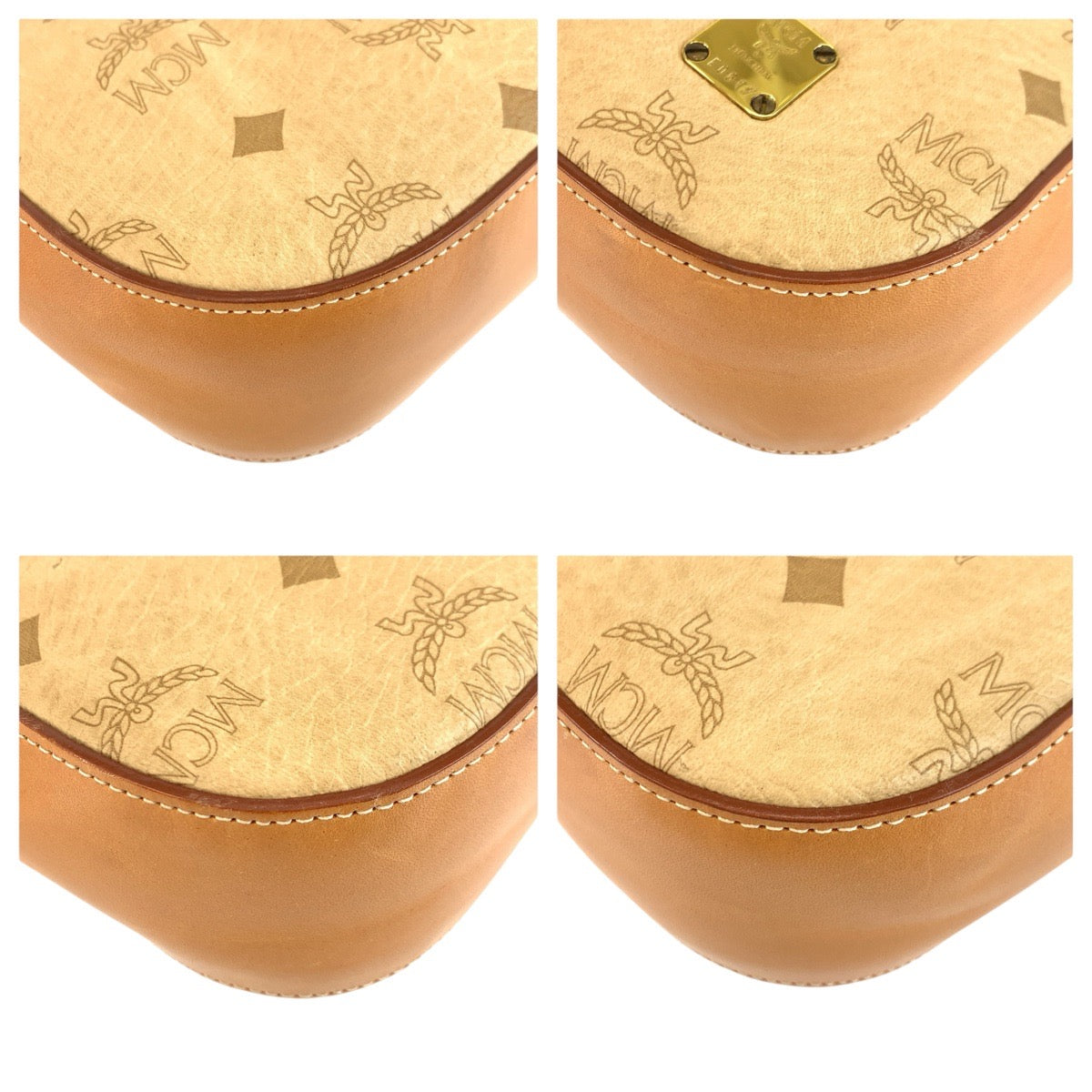 エムシーエム ヴィセトス レザーショルダーバッグ