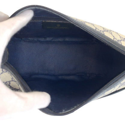 グッチ GGスプリームキャンバス レザー ショルダーバッグ